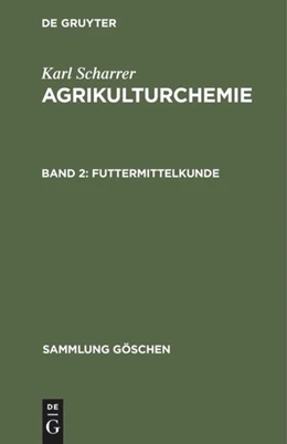 Abbildung von Scharrer | Futtermittelkunde | 1. Auflage | 2019 | beck-shop.de