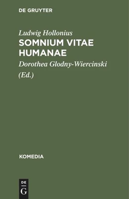 Abbildung von Hollonius / Glodny-Wiercinski | Somnium Vitae Humanae | 1. Auflage | 2019 | beck-shop.de