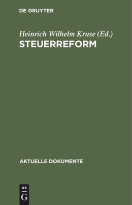 Abbildung von Kruse | Steuerreform | 1. Auflage | 2019 | beck-shop.de