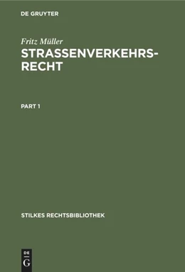 Abbildung von Müller | Strassenverkehrsrecht | 17. Auflage | 2019 | beck-shop.de