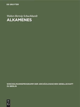 Abbildung von Schuchhardt | Alkamenes | 1. Auflage | 2023 | beck-shop.de