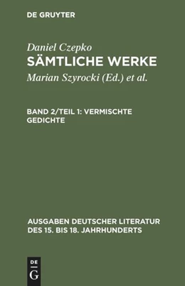 Abbildung von Mundt / Seelbach | Vermischte Gedichte | 1. Auflage | 2017 | beck-shop.de