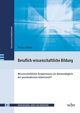 Abbildung von Schrode | Beruflich-wissenschaftliche Bildung | 1. Auflage | 2025 | beck-shop.de