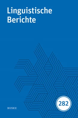 Abbildung von Steinbach / Meister | Linguistische Berichte Heft 282 | 1. Auflage | 2025 | beck-shop.de