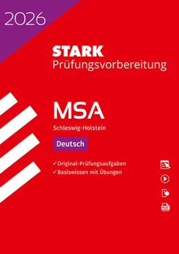 Abbildung von STARK Deutsch - MSA 2026 Schleswig-Holstein - Prüfungsvorbereitung | 13. Auflage | 2025 | beck-shop.de