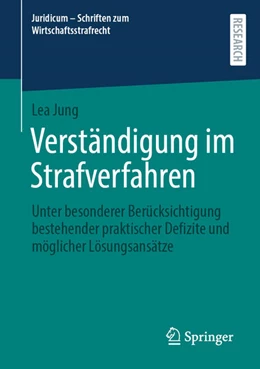 Abbildung von Jung | Verständigung im Strafverfahren | 1. Auflage | 2025 | beck-shop.de