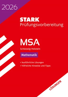 Abbildung von STARK Lösungen zu Mathematik - MSA 2026 Schleswig-Holstein - Prüfungsvorbereitung | 13. Auflage | 2025 | beck-shop.de