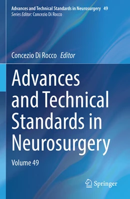 Abbildung von Di Rocco | Advances and Technical Standards in Neurosurgery | 1. Auflage | 2025 | beck-shop.de