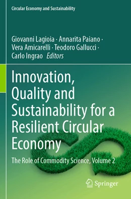 Abbildung von Lagioia / Paiano | Innovation, Quality and Sustainability for a Resilient Circular Economy | 1. Auflage | 2025 | beck-shop.de