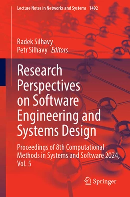 Abbildung von Silhavy | Research Perspectives on Software Engineering and Systems Design | 1. Auflage | 2025 | beck-shop.de