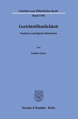Abbildung von Grotz | Gerichtsöffentlichkeit | 1. Auflage | 2025 | beck-shop.de