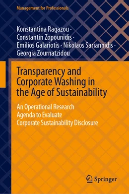 Abbildung von Ragazou / Zopounidis | Transparency and Corporate Washing in the Age of Sustainability | 1. Auflage | 2025 | beck-shop.de