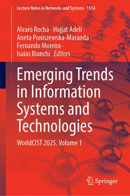 Abbildung von Rocha / Adeli | Emerging Trends in Information Systems and Technologies | 1. Auflage | 2026 | beck-shop.de