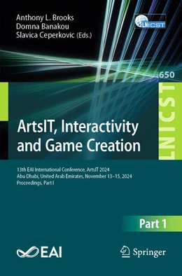 Abbildung von Brooks / Banakou | ArtsIT, Interactivity and Game Creation | 1. Auflage | 2025 | beck-shop.de