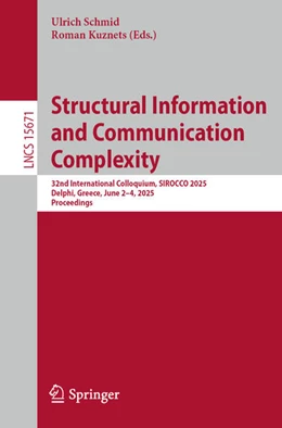 Abbildung von Schmid / Kuznets | Structural Information and Communication Complexity | 1. Auflage | 2025 | beck-shop.de