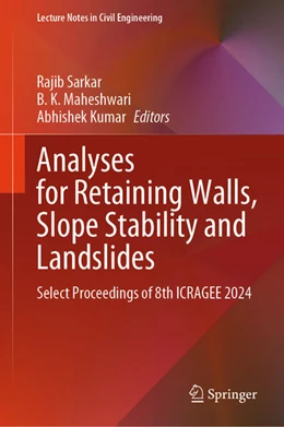 Abbildung von Sarkar / Maheshwari | Analyses for Retaining walls, Slope Stability and Landslides | 1. Auflage | 2025 | beck-shop.de