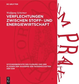 Abbildung von Schirmer | Verflechtungen zwischen Stoff- und Energiewirtschaft | 1. Auflage | 1973 | beck-shop.de