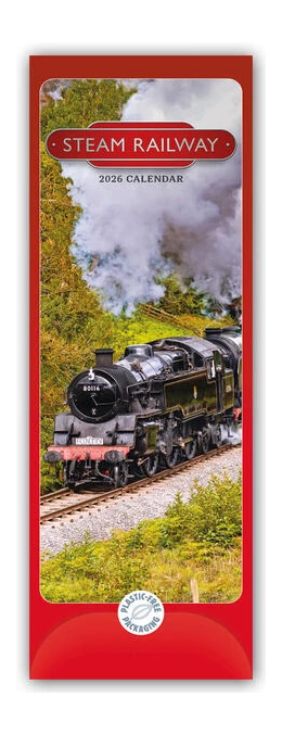 Abbildung von Carousel Calendar | Steam Railway - Dampfeisenbahnen 2026 - Slimline-Kalender | 1. Auflage | 2025 | beck-shop.de