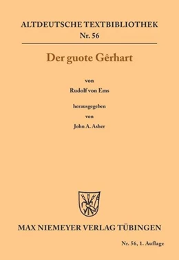 Abbildung von Asher | Der guote Gêrhart | 1. Auflage | 2016 | beck-shop.de
