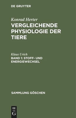 Abbildung von Urich | Stoff- und Energiewechsel | 2. Auflage | 2019 | beck-shop.de