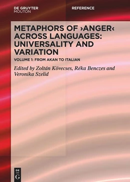 Abbildung von Kövecses / Benczes | Metaphors of ANGER across Languages: Universality and Variation | 1. Auflage | 2024 | beck-shop.de