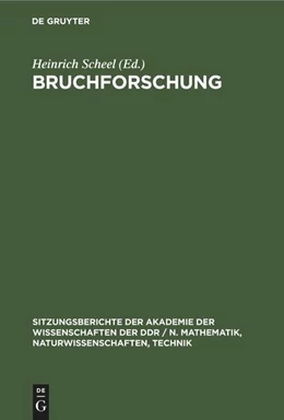 Abbildung von Scheel | Bruchforschung | 1. Auflage | 2022 | beck-shop.de