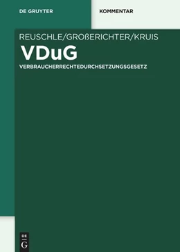 Abbildung von Reuschle / Großerichter | VDuG | 1. Auflage | 2025 | beck-shop.de