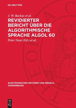 Abbildung von Backus et al. / Naur | Revidierter Bericht über die Algorithmische Sprache Algol 60 | 1. Auflage | 1966 | beck-shop.de