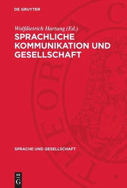 Abbildung von Hartung | Sprachliche Kommunikation und Gesellschaft | 2. Auflage | 1976 | beck-shop.de
