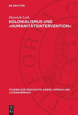 Abbildung von Loth | Kolonialismus und »Humanitätsintervention« | 1. Auflage | 1966 | beck-shop.de