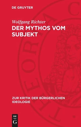 Abbildung von Richter | Der Mythos vom Subjekt | 1. Auflage | 1974 | beck-shop.de