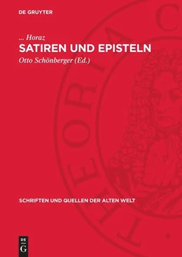Abbildung von Horaz / Schönberger | Satiren und Episteln | 1. Auflage | 1976 | beck-shop.de