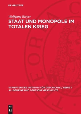 Abbildung von Bleyer | Staat und Monopole im totalen Krieg | 1. Auflage | 1970 | beck-shop.de