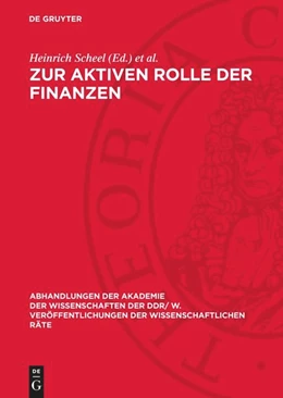 Abbildung von Scheel / Koziolek | Zur aktiven Rolle der Finanzen | 1. Auflage | 1980 | beck-shop.de