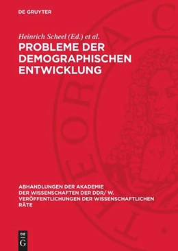 Abbildung von Scheel / Koziolek | Probleme der demographischen Entwicklung | 1. Auflage | 1980 | beck-shop.de