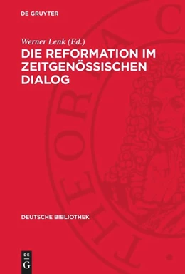 Abbildung von Lenk | Die Reformation im zeitgenössischen Dialog | 1. Auflage | 1968 | beck-shop.de