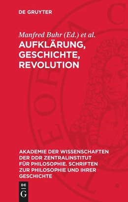 Abbildung von Buhr / Förster | Aufklärung, Geschichte, Revolution | 1. Auflage | 1987 | beck-shop.de