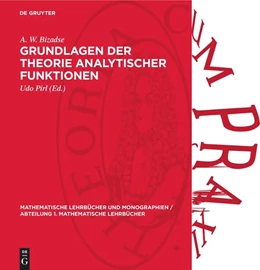 Abbildung von Bizadse / Pirl | Grundlagen der Theorie analytischer Funktionen | 1. Auflage | 1974 | beck-shop.de