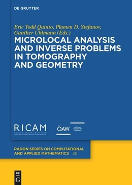 Abbildung von Quinto / Stefanov | Microlocal Analysis and Inverse Problems in Tomography and Geometry | 1. Auflage | 2024 | beck-shop.de