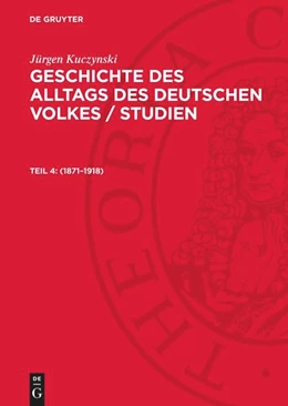 Abbildung von Kuczynski | 1871-1918 | 1. Auflage | 1982 | beck-shop.de