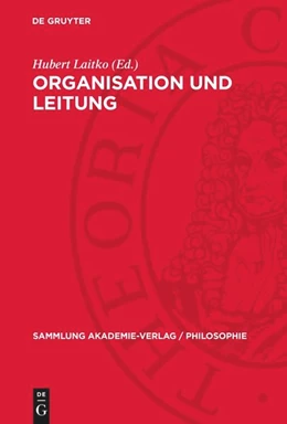 Abbildung von Laitko | Organisation und Leitung | 1. Auflage | 1969 | beck-shop.de