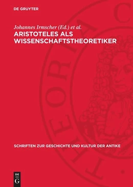 Abbildung von Irmscher / Müller | Aristoteles als Wissenschaftstheoretiker | 1. Auflage | 1983 | beck-shop.de