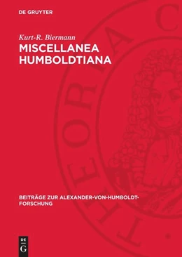 Abbildung von Biermann | Miscellanea Humboldtiana | 1. Auflage | 1990 | beck-shop.de