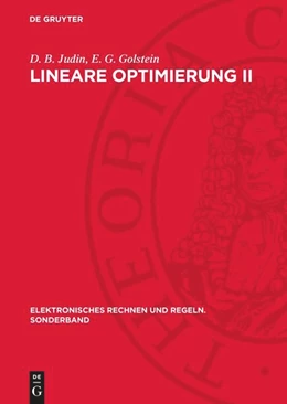Abbildung von Judin / Golstein | Lineare Optimierung II | 1. Auflage | 1970 | beck-shop.de
