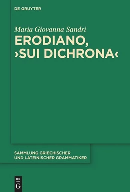 Abbildung von Sandri | Erodiano, >Sui dichrona< | 1. Auflage | 2024 | beck-shop.de