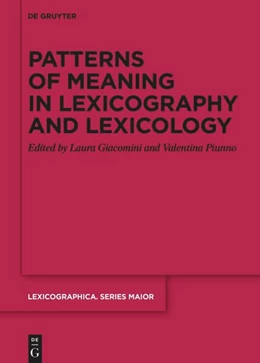 Abbildung von Giacomini / Piunno | Patterns of meaning in lexicography and lexicology | 1. Auflage | 2024 | beck-shop.de