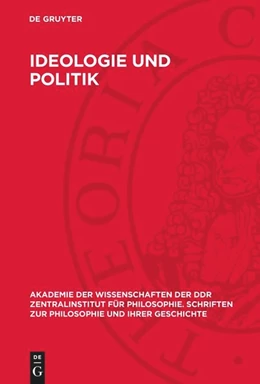 Abbildung von Ideologie und Politik | 1. Auflage | 1979 | beck-shop.de