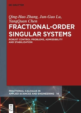 Abbildung von Zhang / Lu | Fractional-Order Singular Systems | 1. Auflage | 2025 | beck-shop.de