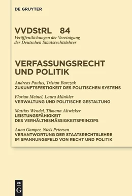 Abbildung von Kaiser | Verfassungsrecht und Politik | 1. Auflage | 2025 | beck-shop.de