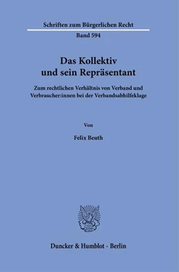 Abbildung von Beuth | Das Kollektiv und sein Repräsentant | 1. Auflage | 2025 | beck-shop.de